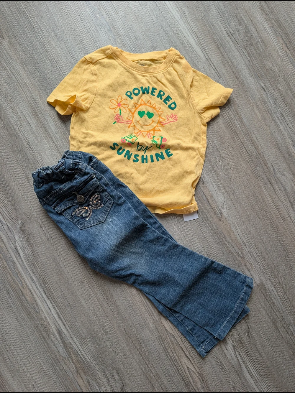 Sunny Girls Outfit Bundle. Two Outfits; 3T
